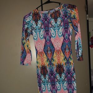Multicolor Bodycon Dress